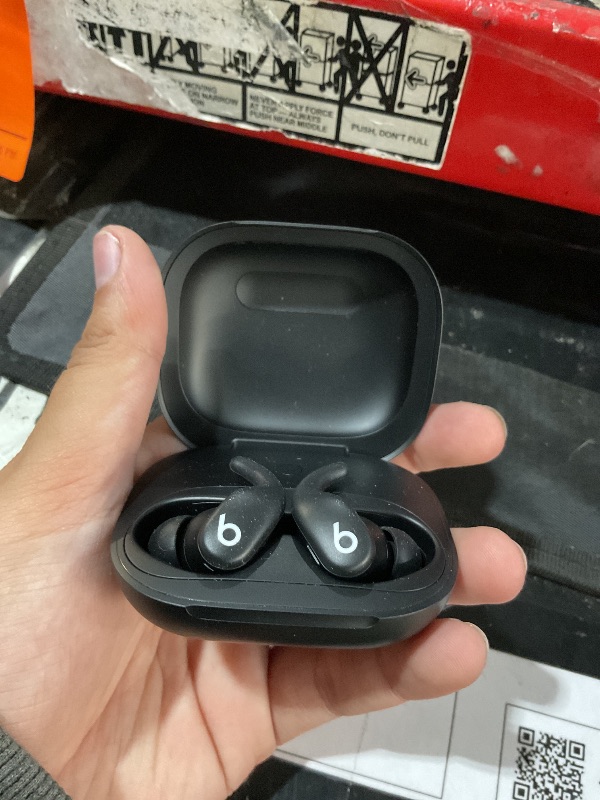 View 4 of ***MISSING PARTS*** 
Beats Powerbeats Fit - Wireless Noise Cancelling Workout Earbuds with Secure-Fit Wingtips, Up to 30-Hour Battery Life, Sweat & Water Resistant, Apple & Android Compatible - Jet Black
