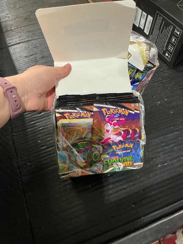 View 2 of ***FAKE CARDS FOR KIDS PLAY ONLY***Pokémon TCG: Mega Evolution—Pitch Black Booster Display Box
