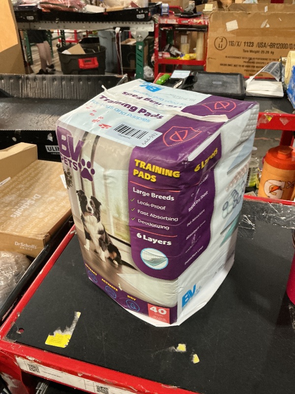 View 2 of *****FACTORY SEALED***
BV Puppy Pads XL 40 Count 34"x28" - Leak-Proof Pee Pads for Dogs with 6-Layer Design, Rapid Dry Sheet & Attractant - Dog Pad Extra Large with Odor Control - Perfect for Big Dogs & Indoor Use