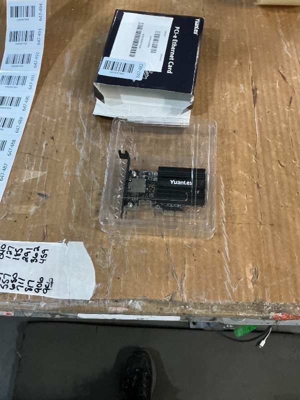 View 2 of **** missing one bracket*****
YuanLey 10G PCIe Network Card