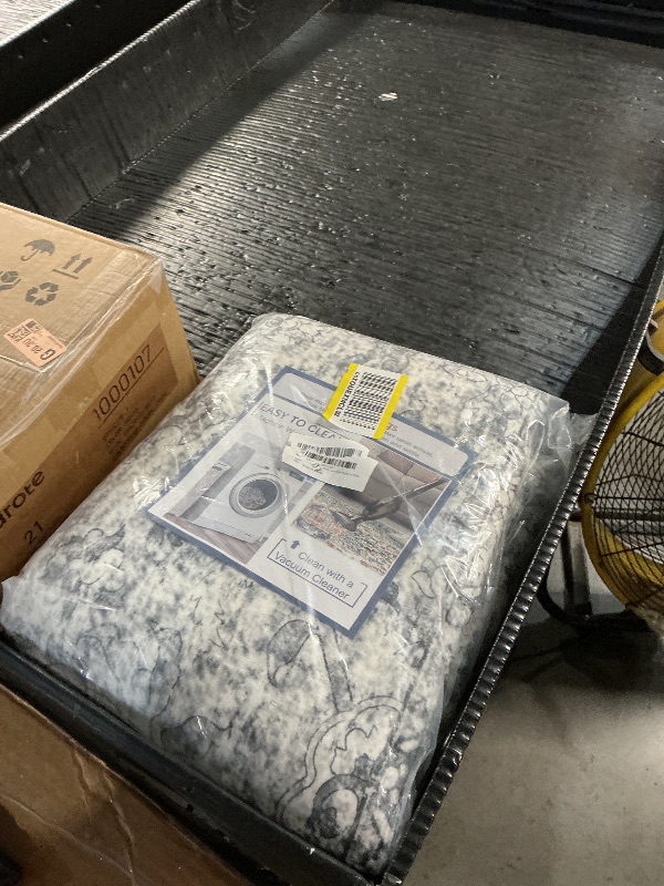 View 2 of ***STOCK IMAGE FOR REFERENCE***
Area rug, gray machine washable 5 square feet