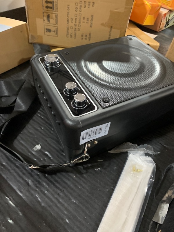 View 2 of ***NO MICS****VOSOCO Karaoke Machine, Bluetooth Speaker with 2 Wireless Mics for Adults