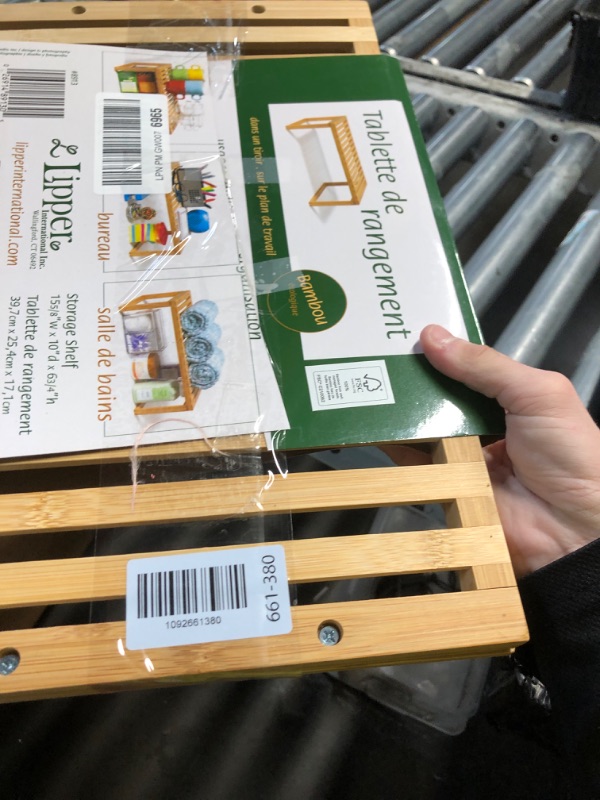 View 2 of ***MISSING LEGS***
Lipper International Bamboo Storage Shelf