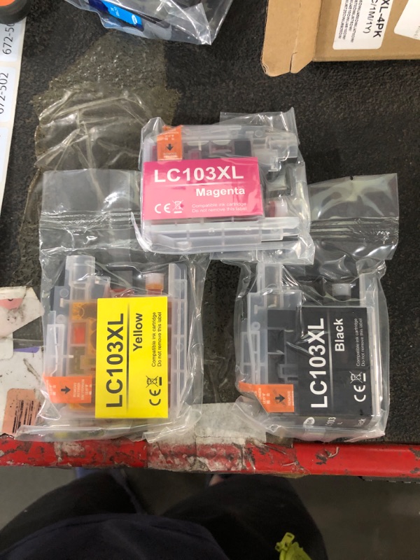 View 2 of ***MISSING BLUE INK*** USEHOTI Compatible LC103 Ink Cartridges