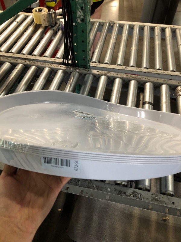 View 2 of ***MISSING ONE***
Eccliy 5 Pack Plastic Plant Saucer, Round, 25 Inch, White