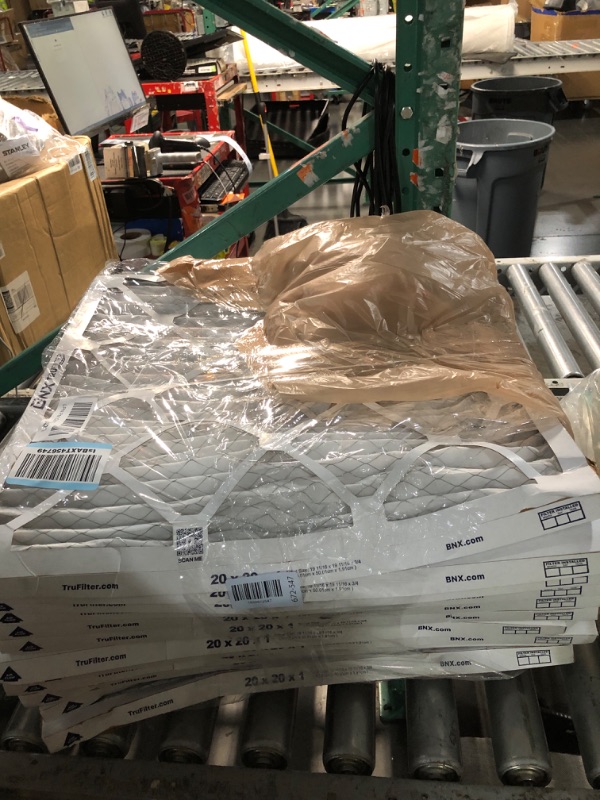 View 2 of ***Damaged***
BNX TruFilter 20x20x1 Air Filter MERV 13 AC Filter, HVAC Furnace Filter, 12 Pack (ACTUAL SIZE 19.69"x19.69"x0.75") Allergies, Dust, Pet Dander & Smoke - MADE IN USA - MPR1500 / FPR 10