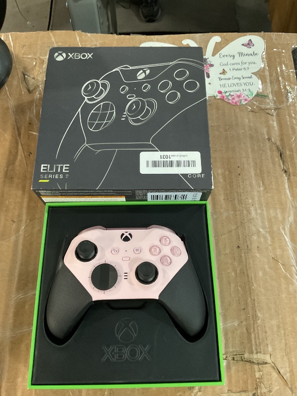 View 3 of ***MINOR DAMAGE***Xbox Elite Series 2 Core Wireless Controller - Translucent Pink