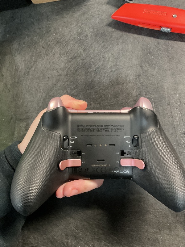 View 4 of ***MINOR DAMAGE***Xbox Elite Series 2 Core Wireless Controller - Translucent Pink