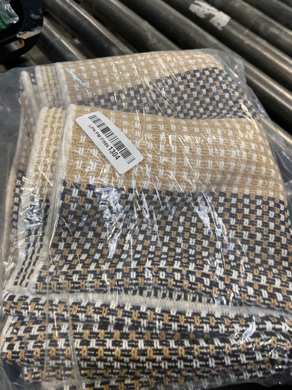 View 2 of OJIA 3'x5' Braided Cotton Area Rug