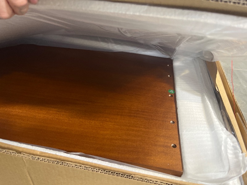 View 3 of Zinus Allen King Wood Platform Bed Frame - Espresso