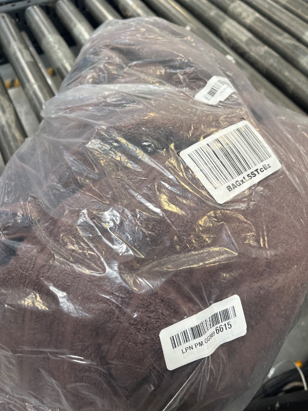 View 2 of White Classic Brown Bath Sheets 2 Pack