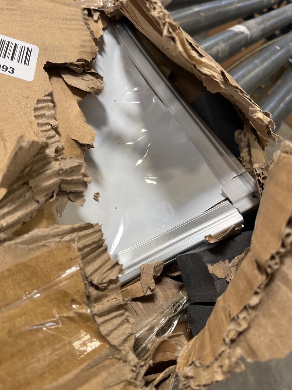 View 3 of Maxtek 72x48 Magnetic Dry Erase Board (MAJOR DAMAGES TO CORNER )