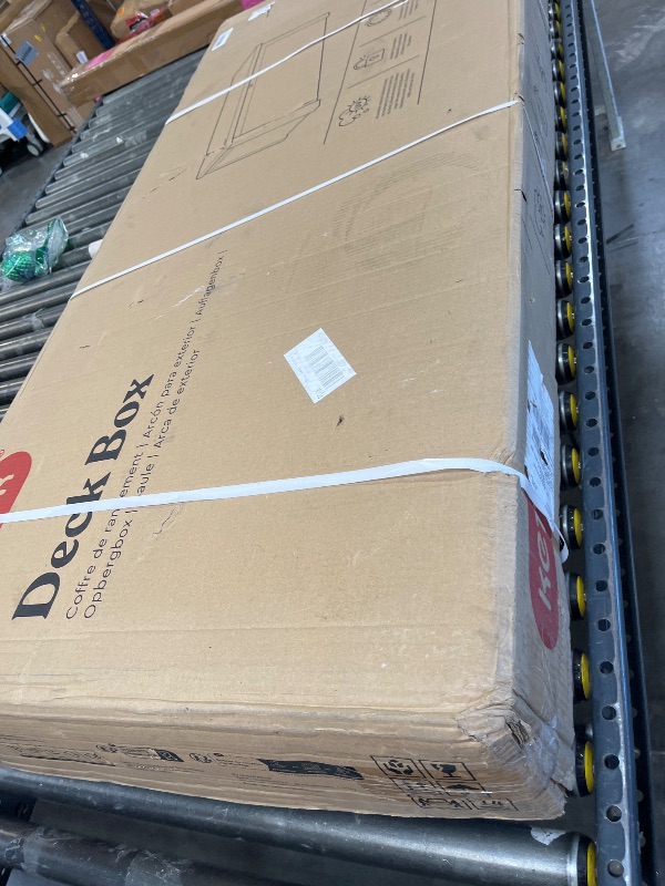 View 2 of Keter Westwood 150 Gal Outdoor Deck Box & Bench