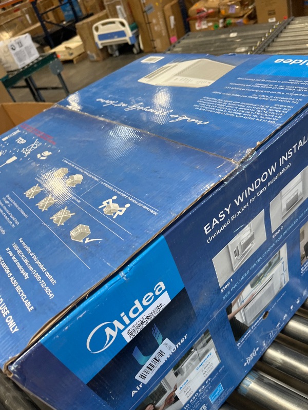 View 2 of Midea 10,000 BTU U Shaped Window Air Conditioner, Cools up to 450 Sq Ft