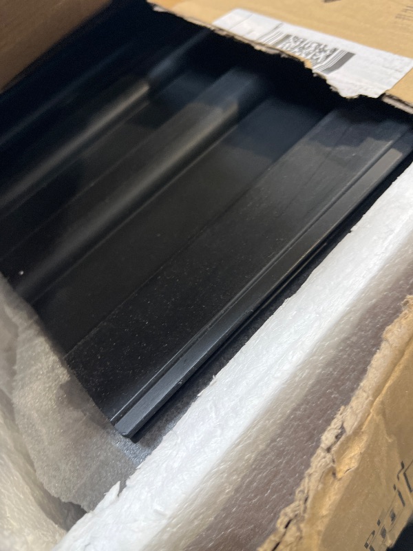 View 2 of NeatiEase Slatwall Panel Garage Wall Organizer 4x8ft Black PVC