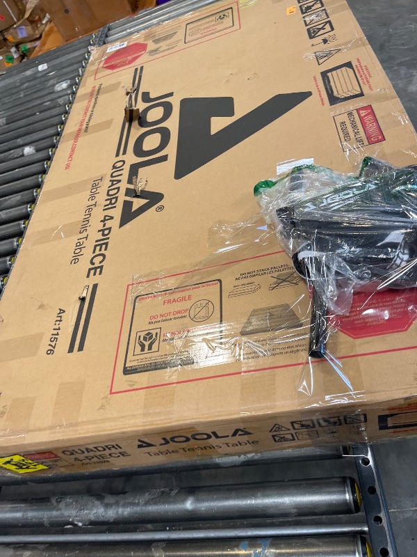 View 4 of JOOLA Quadri 4-Piece Table Tennis Table with Net Set