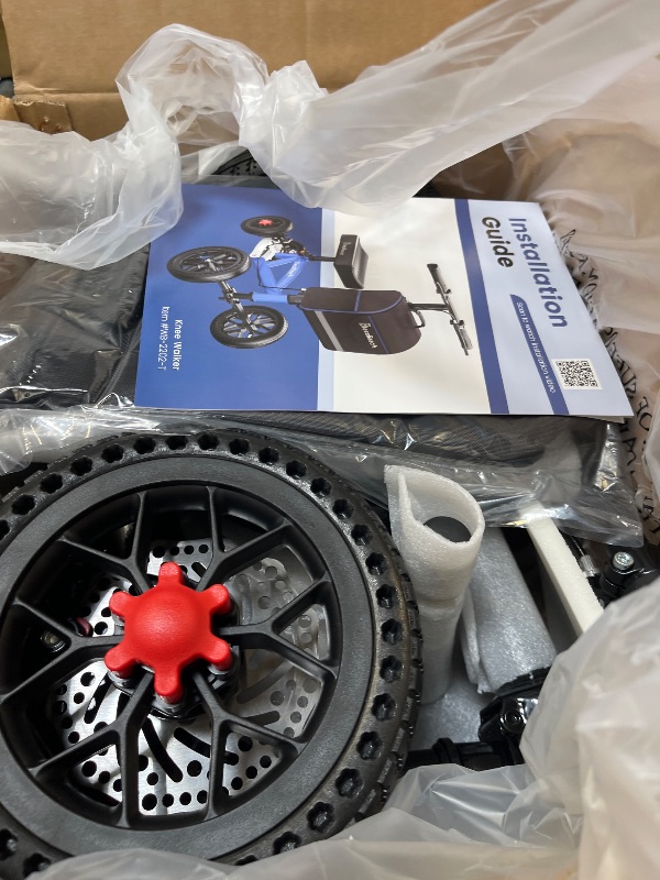 View 2 of BlessReach Foldable All Terrain Knee Scooter