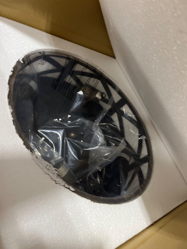 View 3 of VONLUCE 2-Light Flush Mount Ceiling Light, Oil-Rubbed Bronze