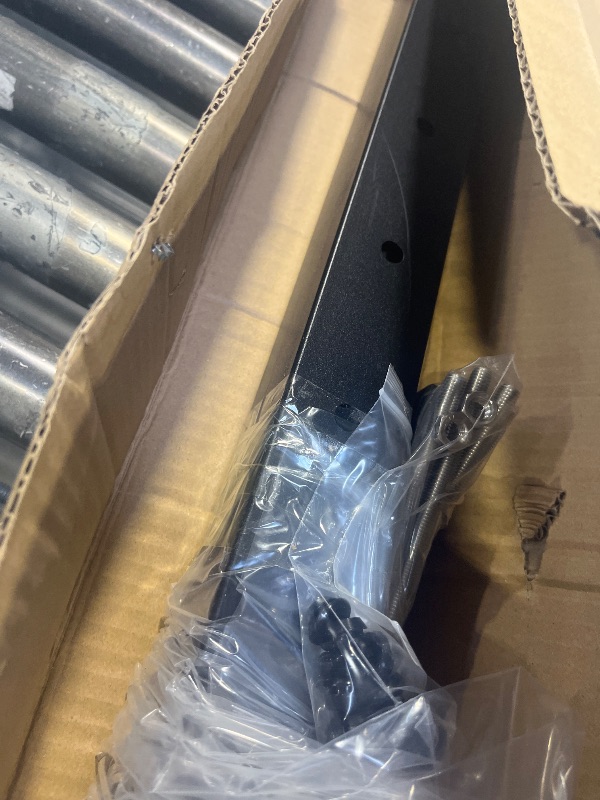 View 2 of Senmit Cable Railing Corner Post Fascia Mount Black Stainless Steel 42"