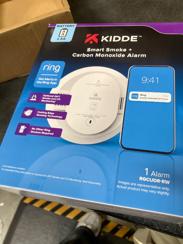 View 3 of Kidde  & CO Detector with Ring