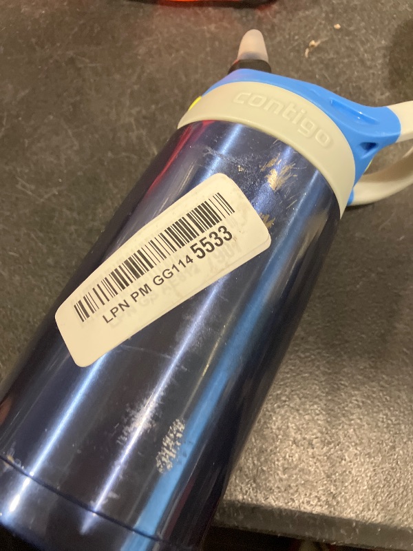 Photo 1 of Contigo AUTOSPOUT Stainless Steel Water Bottle 13oz