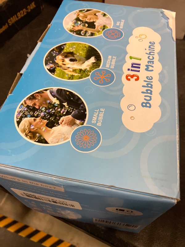Photo 1 of Wisdomlit 3-in-1 Automatic Bubble Machine