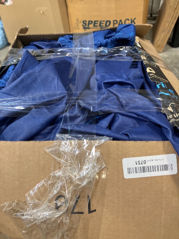 View 3 of RVMasking Waterproof Boat Cover 17-19ft Blue