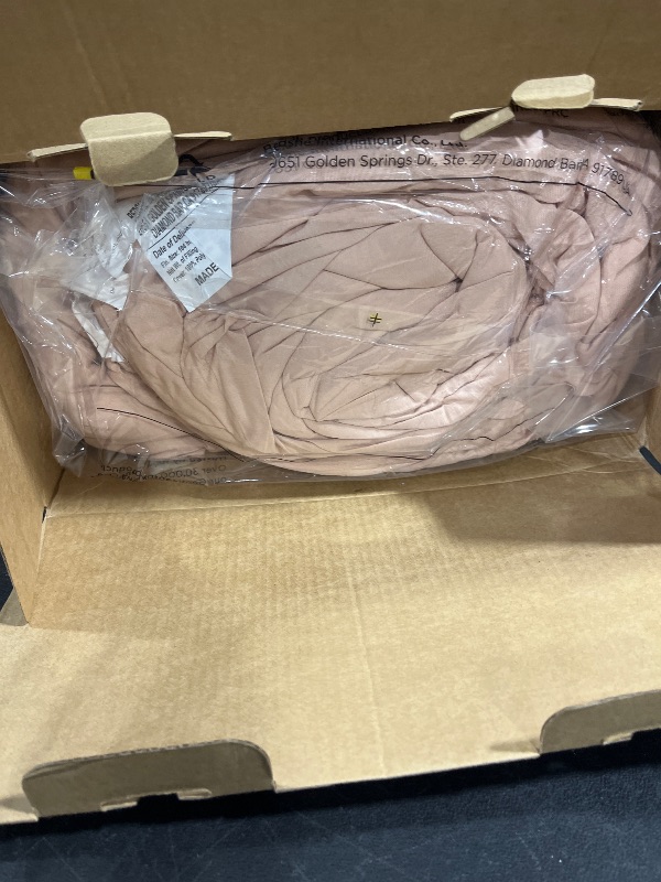 View 3 of Bedsure California King Comforter Set Dusty Pink 104"x96"