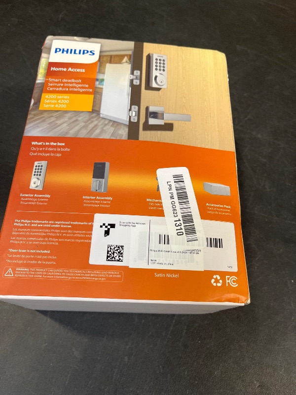 View 2 of Philips WiFi Smart Keypad Deadbolt Lock
