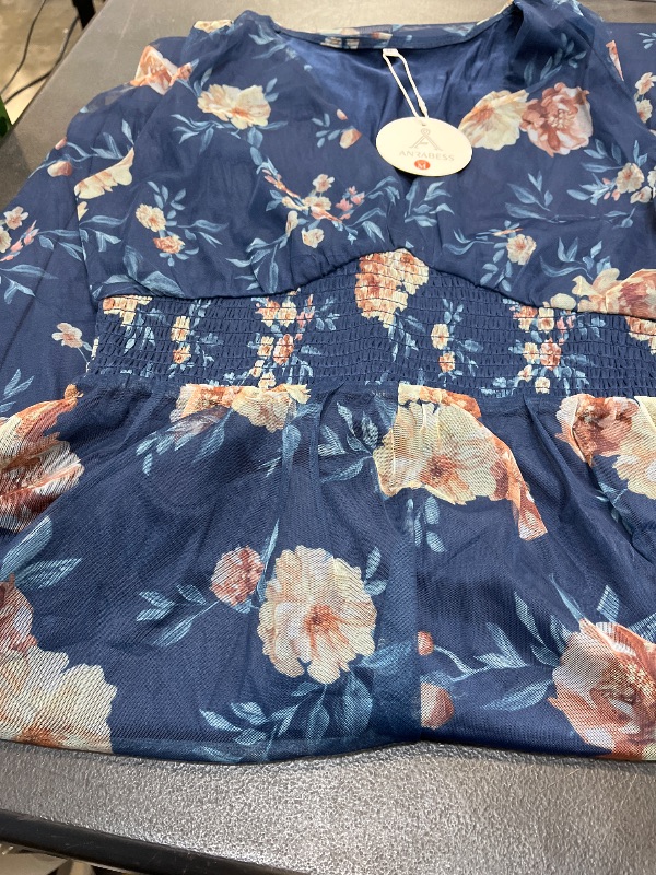 View 3 of ANRABESS Women's Floral Maxi Dress