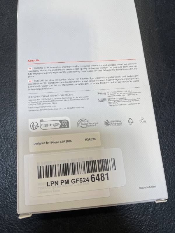 Photo 1 of TORRAS Q3 Air Pro Case for iPhone 18 Pro Max with MagSafe Stand