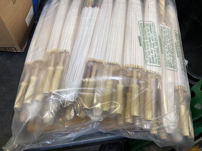 Photo 1 of Aodaer White Paper Wedding Umbrellas (24 Pack)