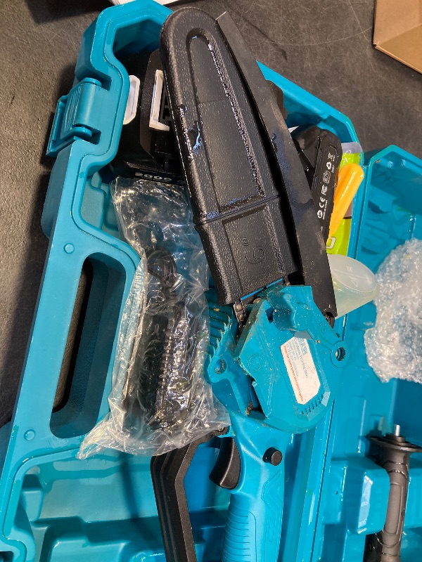 View 4 of Seesii 6" Mini Cordless Electric Chainsaw