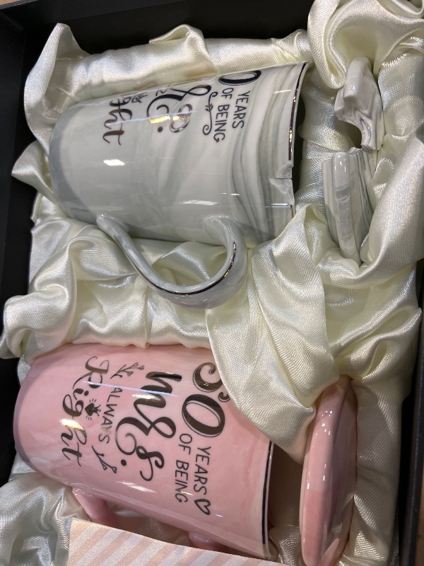 View 2 of Biching 50th Wedding Anniversary Mug Set