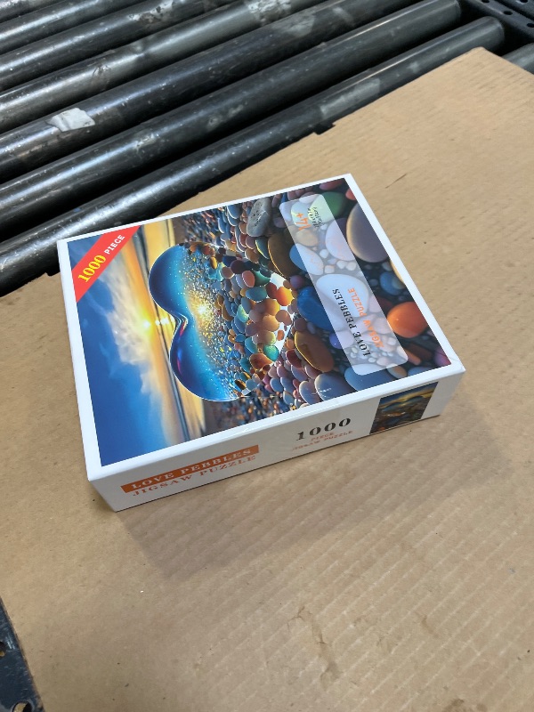 View 2 of Jozutoyz Love Pebbles Beach Jigsaw Puzzle 1000 Pieces