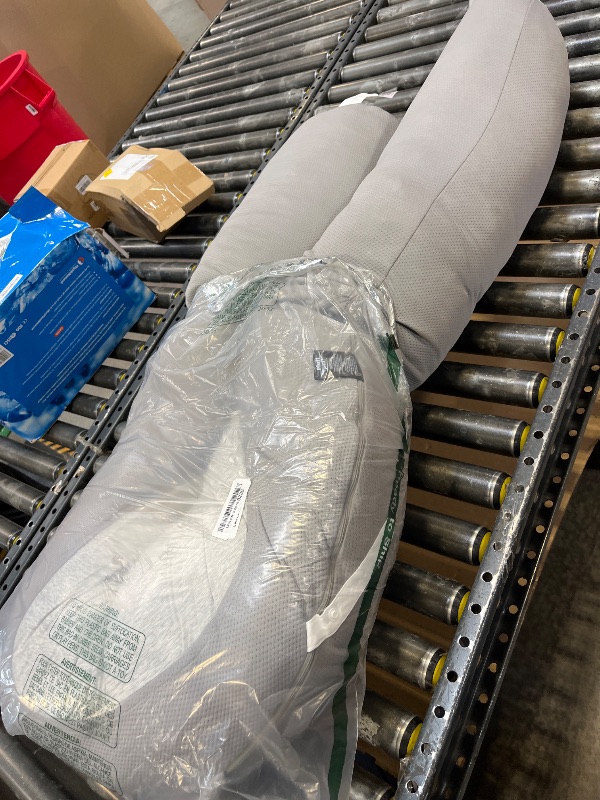 View 2 of Plufl Hugl Cooling Body Pillow - Grey