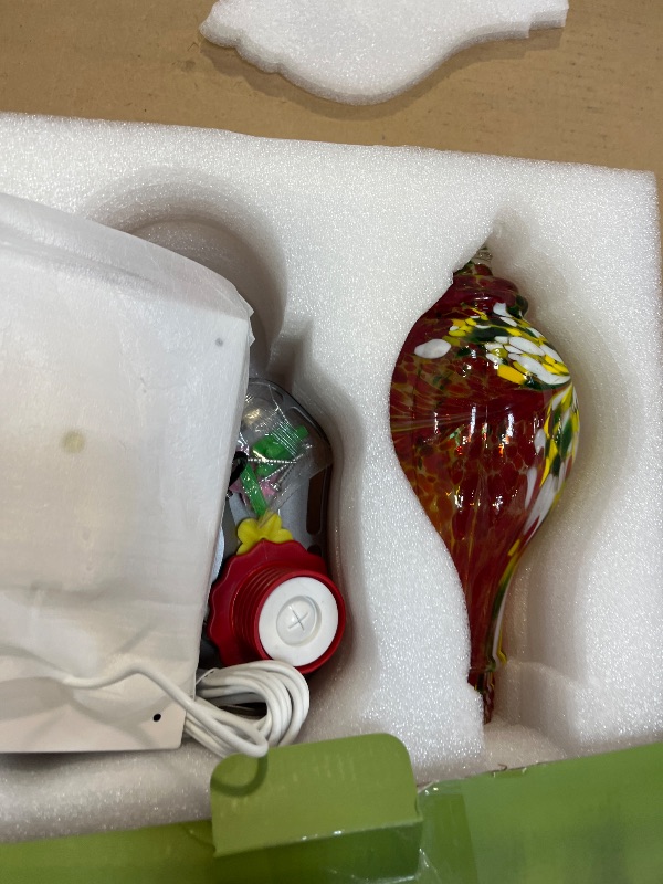 View 2 of Hummingbird Feeder with Camera, Smart Glass Humming Bird Feeder Camera Solar Powered, AI Identify and Instant Notifications, 2K Live View, Leak-Proof Ant & Bee Proof
