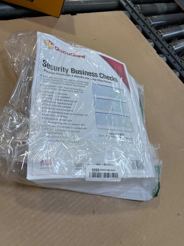 View 2 of DocuGard Security Business Checks