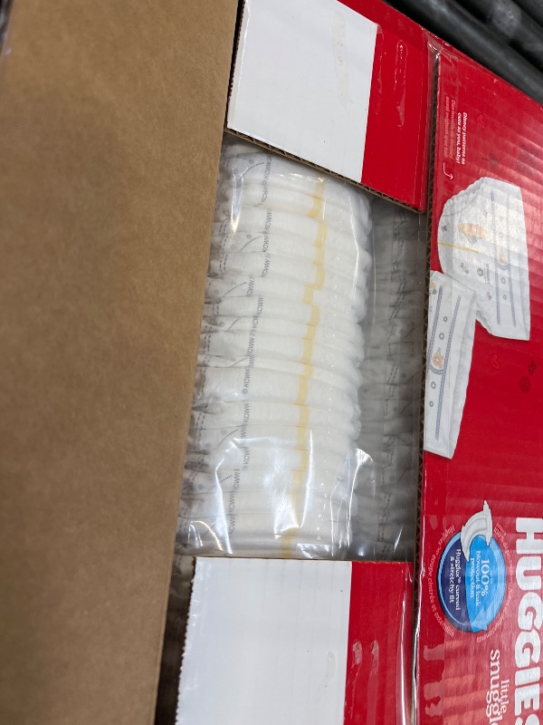 View 2 of Huggies Size 3 Diapers, Little Snugglers Baby Diapers, Size 3 (16-28 lbs), 76 Count, Packaging May Vary