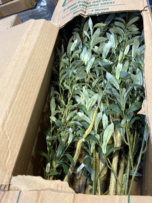 View 2 of REALEAD Faux Olive Tree 9ft