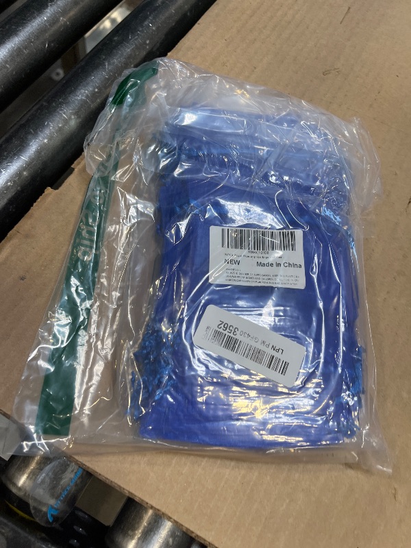 View 2 of Jexila Royal Blue Organza Gift Bags 4x6 Inch - 100 Count