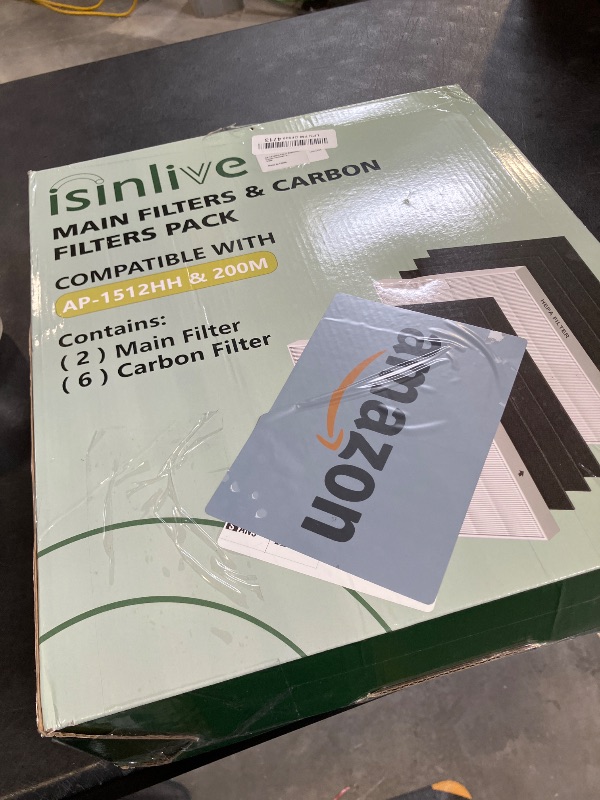 View 2 of isinlive AP-1512HH Air Purifier Filter Replacement