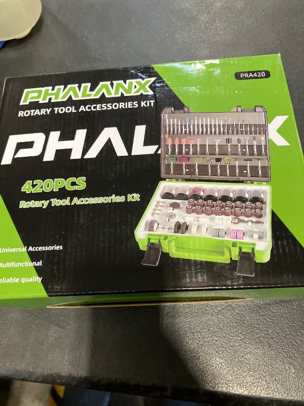 View 2 of PHALANX Rotary Tool Accessory Kit 420 Pcs