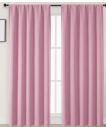 Photo 1 of  Pink Blackout Curtains 84 Inch Length 2 Panels, Thermal Insulated Drapes for Bedroom Living Room, Blush Pink