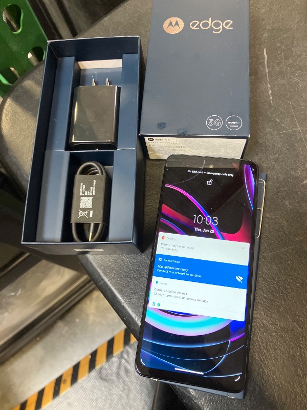 Photo 1 of Motorola Edge 2021 Unlocked 8/256GB Nebula Blue