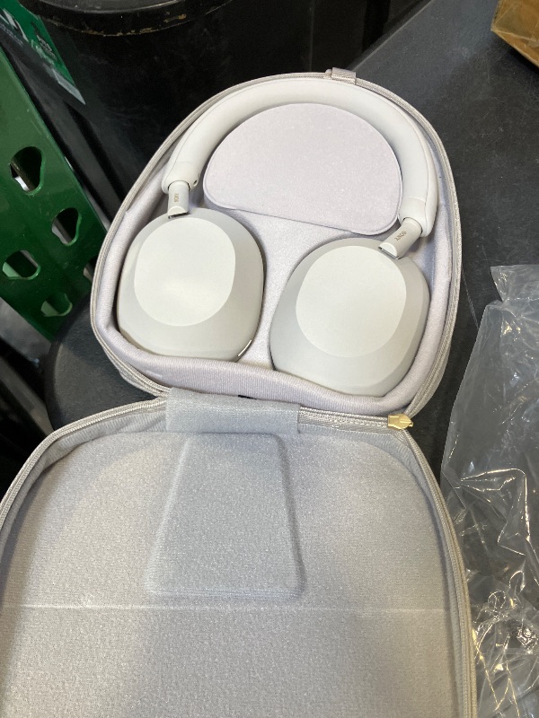 View 3 of Sony WH-1000XM5 Noise Cancelling Wireless Headphones, Silver