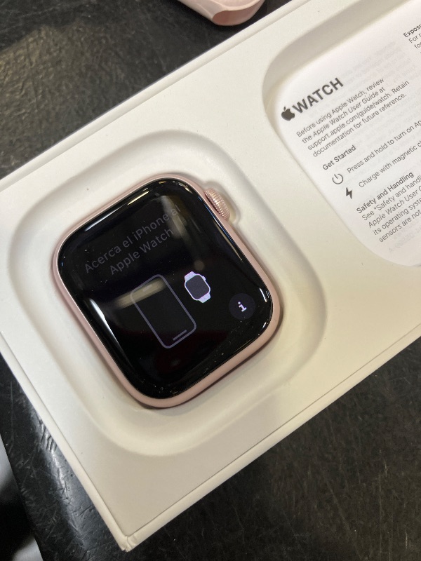 View 3 of Apple Watch Series 9 [GPS 41mm] Smartwatch with Pink Aluminum Case