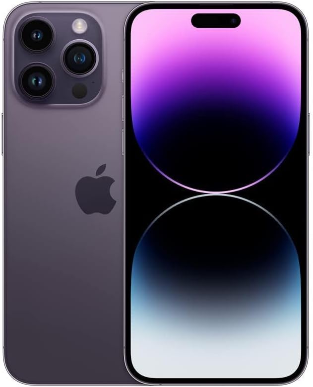 Photo 1 of Apple iPhone 14 Pro Max, 128GB, Deep Purple - Unlocked (Renewed)