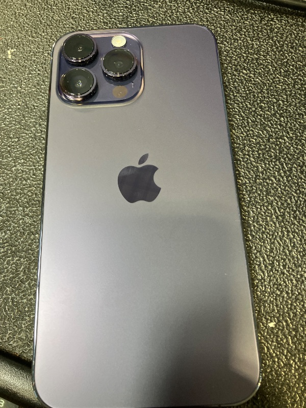 View 3 of Apple iPhone 14 Pro Max, 128GB, Deep Purple - Unlocked (Renewed)
