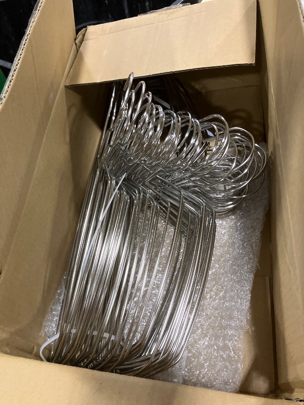 View 2 of LemonRoad 50 Pack Metal Short Neck Hangers